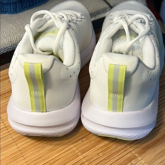 Under Armour White and Lime Athletic Shoes - Picture 4 of 8